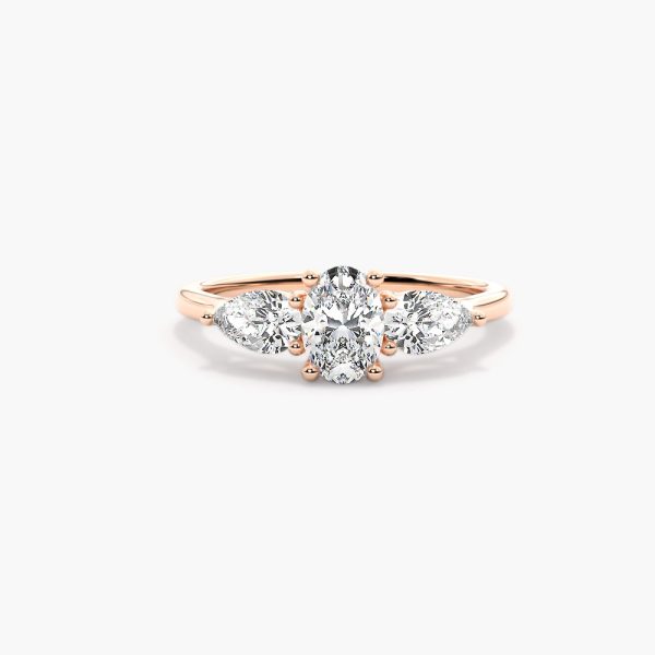 Daisy Oval Lab Diamond Ring - Image 3