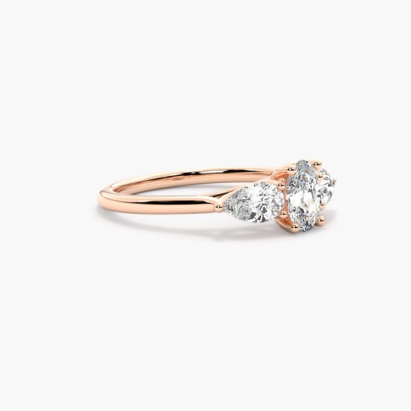 Daisy Oval Lab Diamond Ring