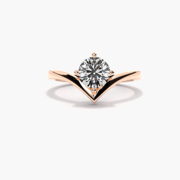 Emily Round Lab Diamond Ring - Image 3