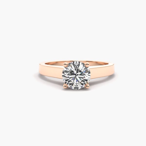 Evie Round Lab Diamond Ring - Image 3