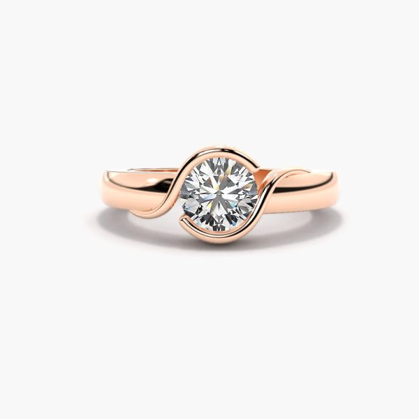 Lily Round Lab Diamond Ring - Image 3