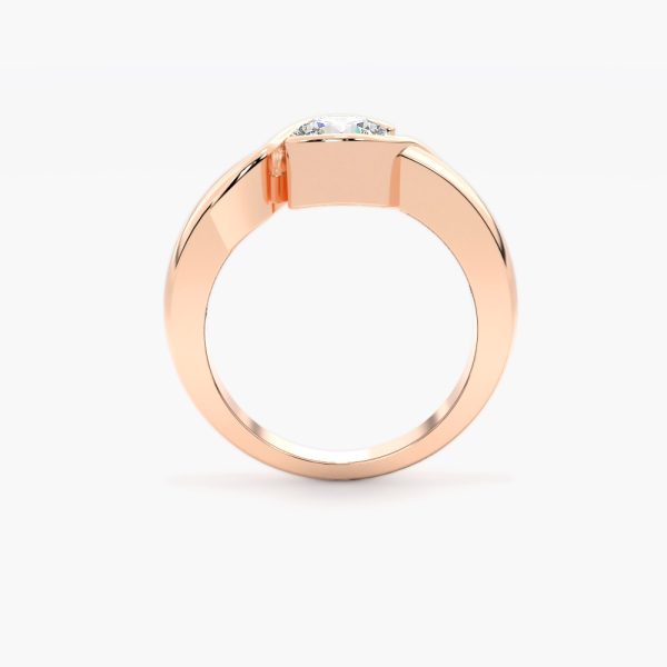 Lily Round Lab Diamond Ring - Image 2