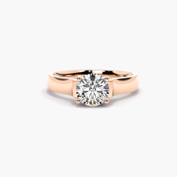 Luna Round Lab Diamond Ring - Image 3