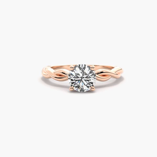 Rosie Round Lab Diamond Ring - Image 3