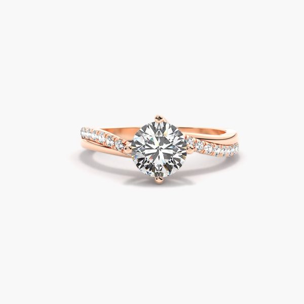 Willow Round Lab Diamond Ring - Image 3