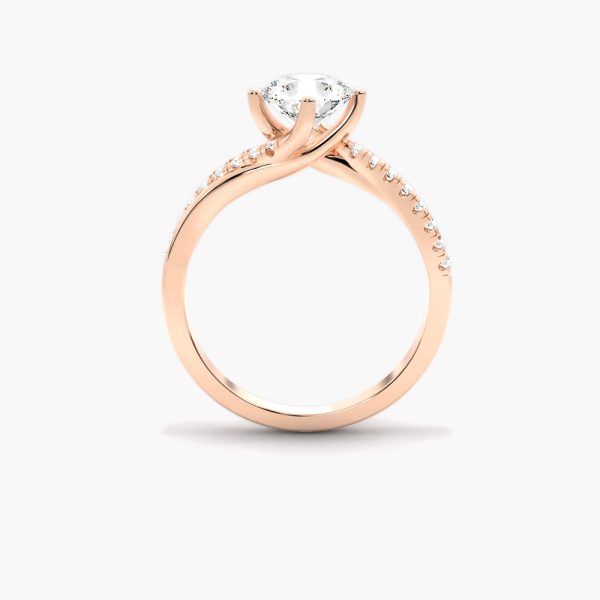 Willow Round Lab Diamond Ring - Image 2